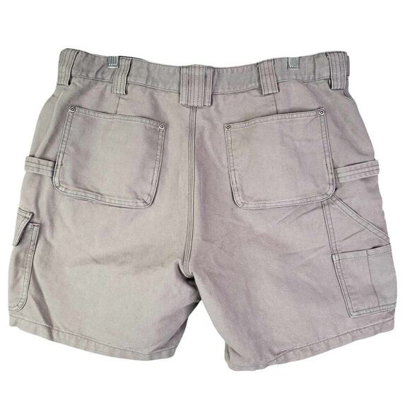 Duluth Trading Co Cargo Shorts Men's Size 38 Heavy Dark Canvas Gray Greige - Picture 3 of 9